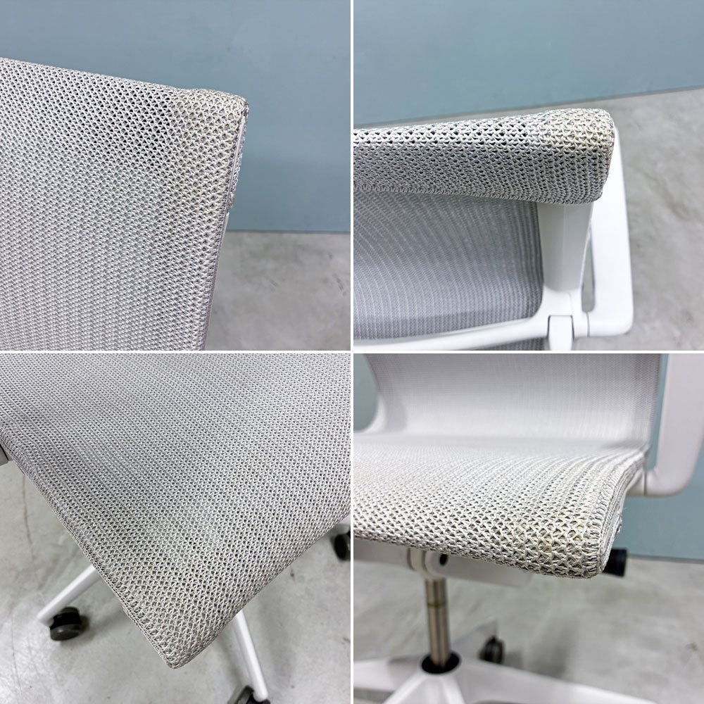 ヴィトラ vitra フィジックス Physix デスクチェア ソフトグレーフレーム トリオニット 07シルバーグレー アルベルト・メダ ◎