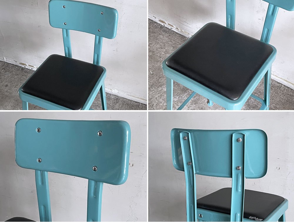 ダルトン DULTON スタンダードバーチェア Standard bar chair カウンターチェア グレーグリーン インダストリアル ■