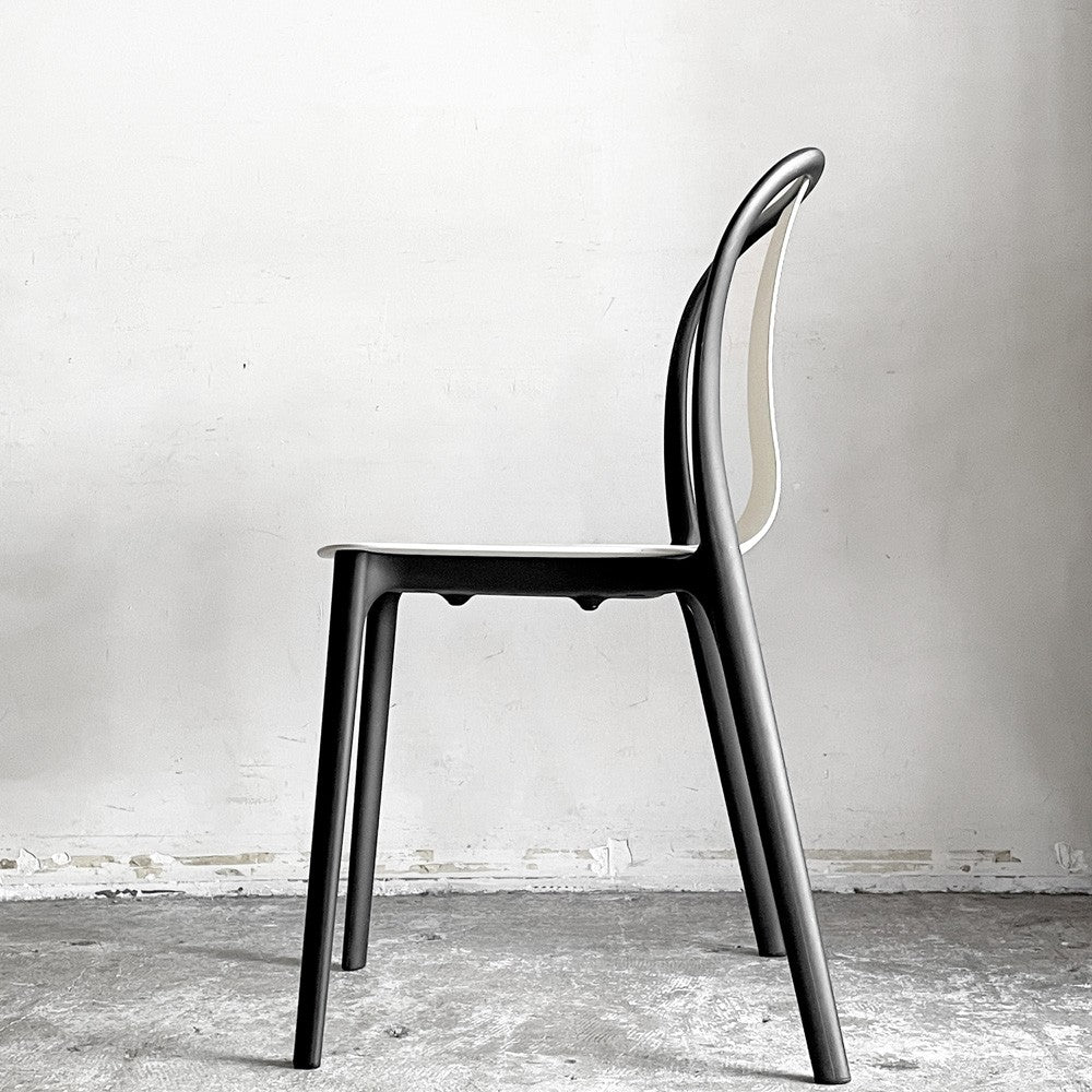ヴィトラ Vitra ベルヴィルチェア Belleville Chair ダイニングチェア スタッキングチェア クリーム ロナン & エルワン・ブルレック A ■