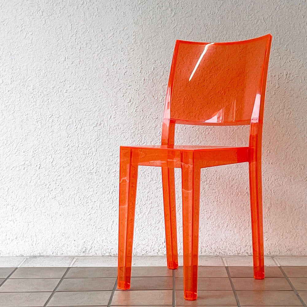 カルテル Kartell ラ マリー La Marie ダイニングチェア スタッキング オレンジ 廃番カラー フィリップ・スタルク A ◇