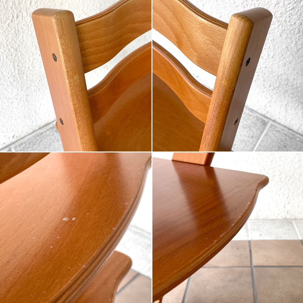 ストッケ STOKKE トリップトラップ TRIPP TRAPP ベビーチェア キッズチェア S/N3～ チェリー ノルウェー 北欧家具 ◇