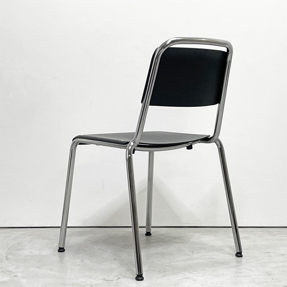 ヘイ HAY ハーフタイムチェア HALFTIME CHAIR ダイニングチェア スタッキング プライウッド スチール ブラック 北欧 デンマーク モダン 現状品 A ●
