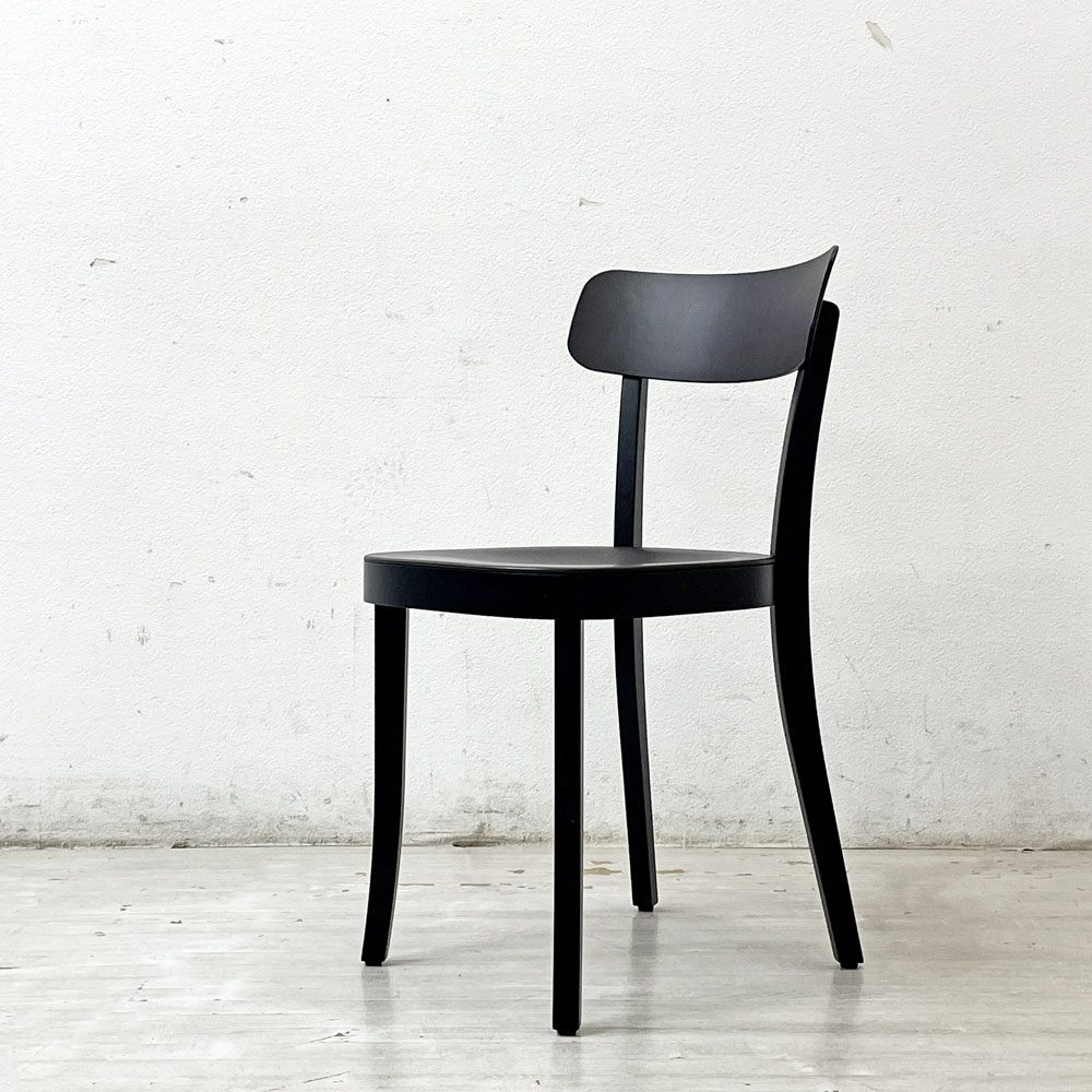 ヴィトラ vitra バーゼルチェア Basel ダイニングチェア ASAプラスチック ビーチ材 ダークブラウン × ブラック ジャスパー・モリソン ●