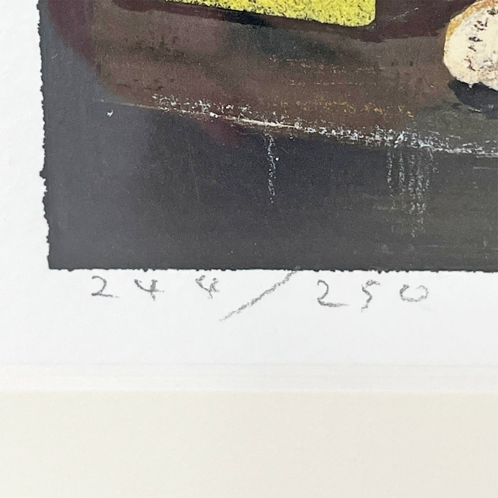 酒井 駒子 ビロードのうさぎ 複製 原画 244/250 ジークレー版画 デジタル・リトグラフ 絵本作家 額装品 ●