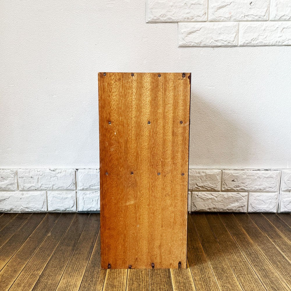 ジャパンビンテージ Japan Vintage 木味 ミニシェルフ ラック 3段 W36.5cm 和家具 古家具 ◎