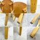 アルテック artek チェア66 CHAIR66 ダイニングチェア ナチュラルラッカー バーチ材 ファブリックシート アルヴァ・アアルト フィンランド 北欧家具 ビンテージ A ●
