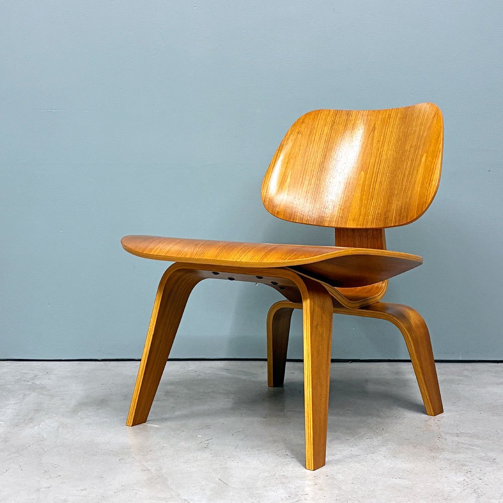 ハーマンミラー Herman Miller プライウッドラウンジチェア LCW ウッドレッグ ウォールナット C&R イームズ ミッドセンチュリー 2007年製 ◎