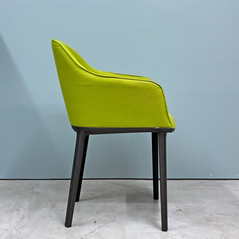 ヴィトラ Vitra ソフトシェル SOFTSHELL アームチェア 4レッグベース ロナン＆エルワン・ブルレック グリーン 現状品 ◎