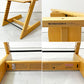 ストッケ STOKKE トリップトラップ TRIPP TRAPP ベビーチェア キッズチェア ナチュラル S/N3～ プラスチック背もたれ付 ノルウェー 北欧家具 ●