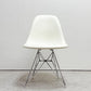 ハーマンミラー Herman Miller サイドシェルチェア サード 3rd FRP PVCレザー パーチメント ロータイプ エッフェルベース イームズ ビンテージ 現状品 ●