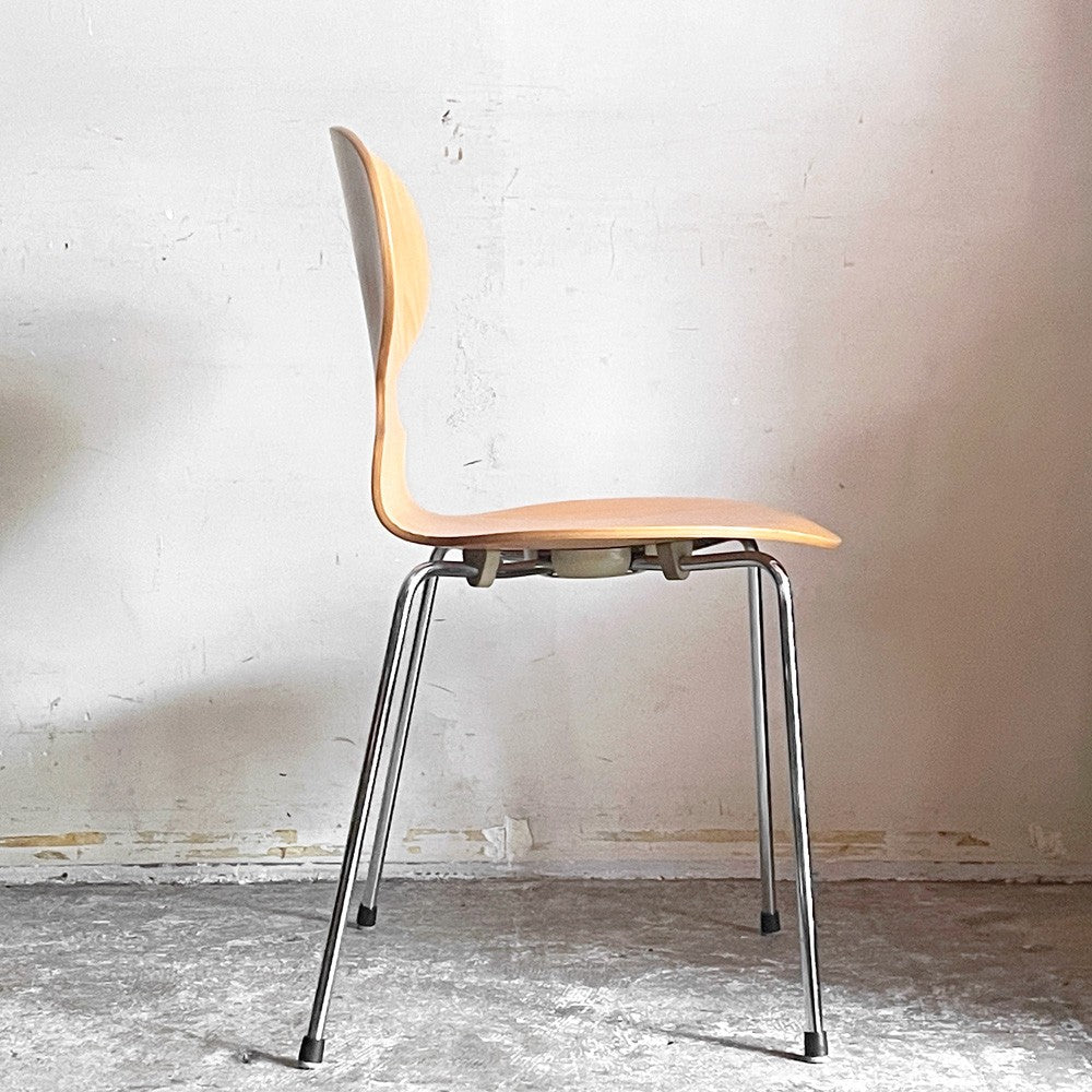 フリッツハンセン Fritz Hansen 3101 アリンコチェア アントチェア 4本脚 ナチュラルビーチ ラッカー仕上げ フェルトグライズ アルネ・ヤコブセン A ■