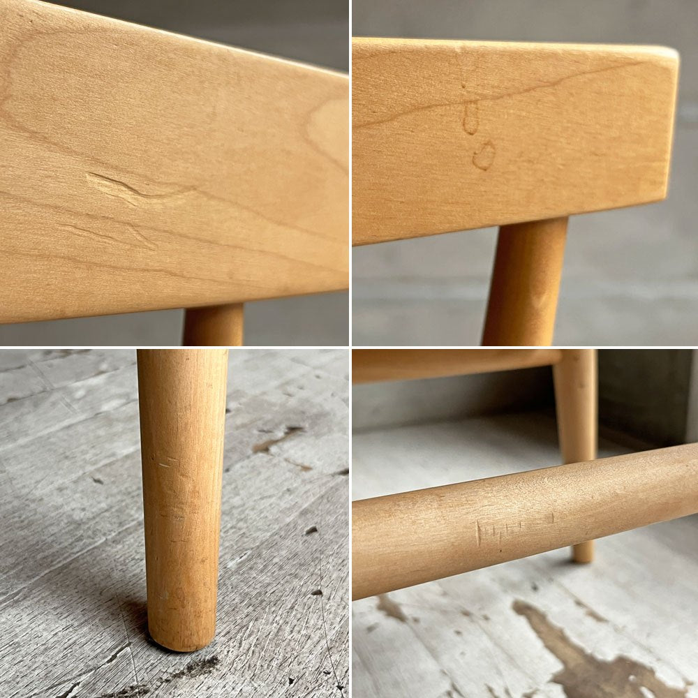 モモナチュラル MoMo natural マレ ST ベンチ  MARE ST BENCH アルダー材 ナチュラル カントリースタイル 定価 44,000- ♪