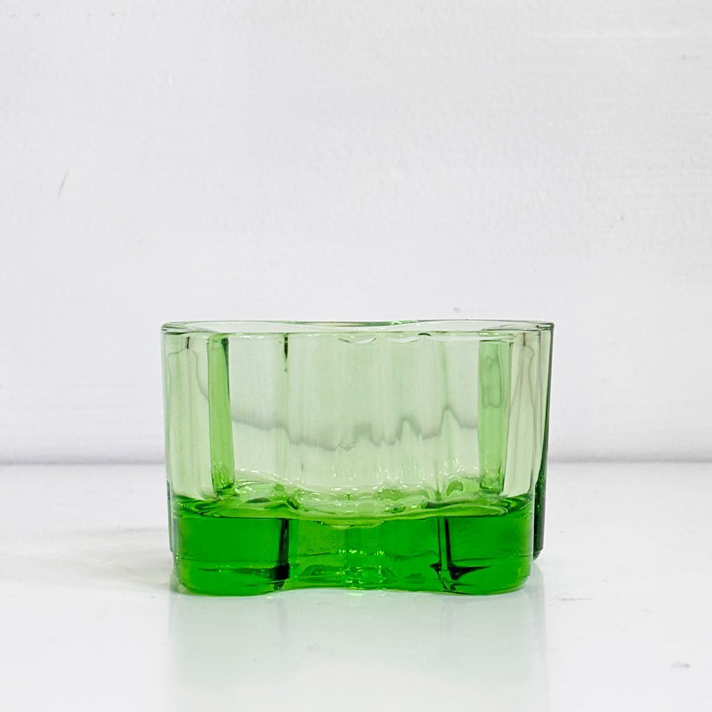 イッタラ iittala アルヴァ・アアルトコレクション Alvar Aalto キャンドルホルダー ウォーターグリーン H55mm 北欧雑貨 廃番 ●