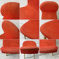 イデー IDEE コショネチェア COCHONNET CHAIR ダイニングチェア オーク材 ナチュラル ファブリック レッド系 モダン 現状品 ●
