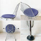 ヴィトラ vitra ワイヤーチェア Eames Wire Chair DKR5 エッフェルベース シートパッド付 ファブリック ブルー系 C&R イームズ ミッドセンチュリー ★