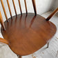 アーコール Ercol ゴールドスミス ダイニングチェア アームチェア コロニアル ハイバック エルム材 ダークブラウン UKビンテージ 英国 ♪
