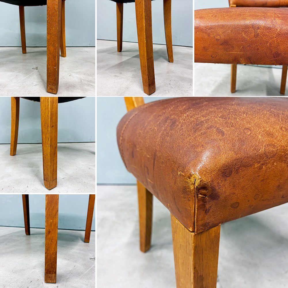 トラックファニチャー TRUCK FURNITURE エスアールチェア SR CHAIR ダイニングチェア ナラ無垢材 本革 ビンテージスタイル ◎