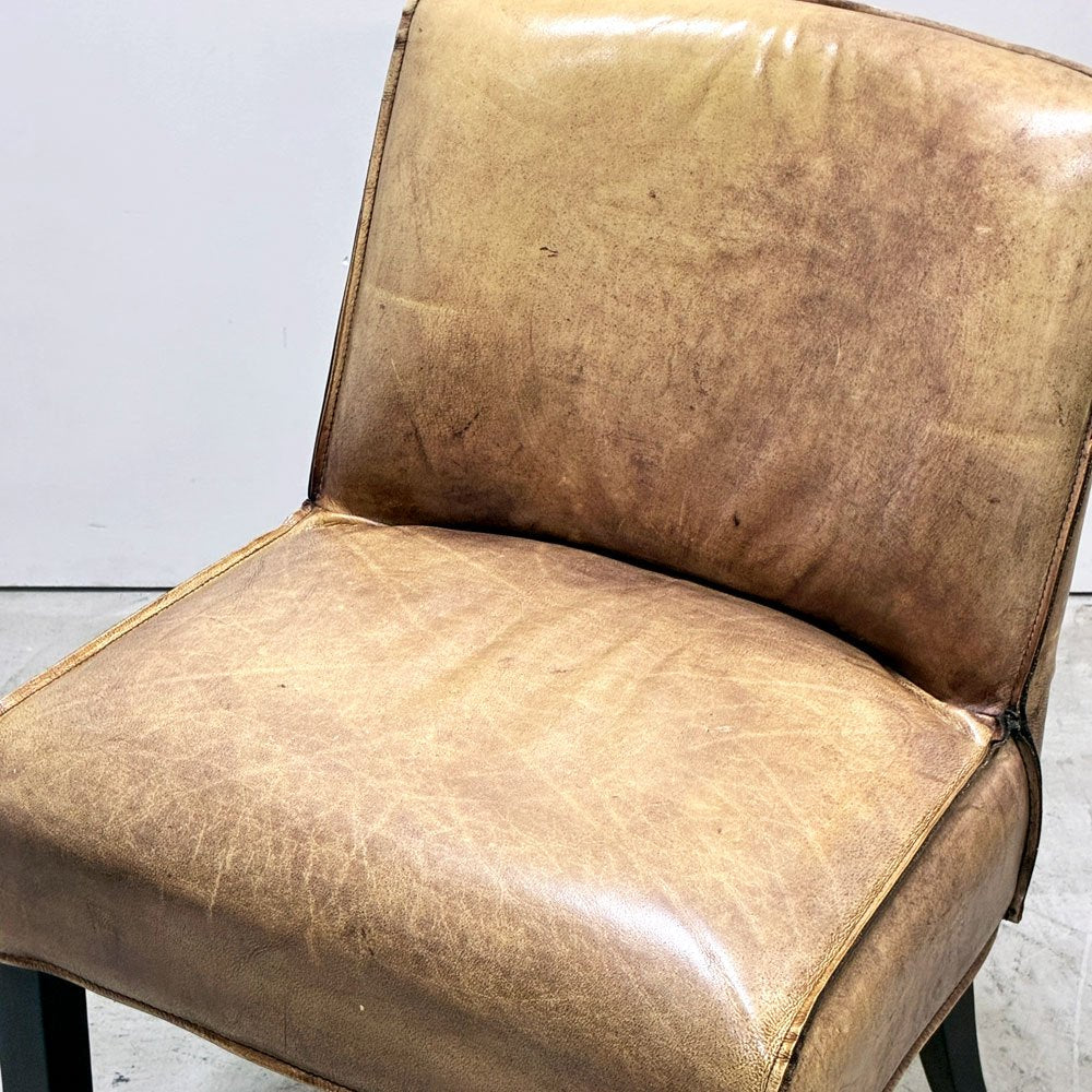 ダルトン DULTON ランディーチェア Randy Chair 本革 レザー ラウンジチェア アームチェア ビンテージスタイル ●
