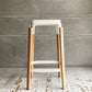 マジス MAGIS スティールウッドスツール Steelwood Stool ハイスツール カウンターチェア ホワイト × ビーチ H68cm ロナン＆エルワン・ブルレック ♪