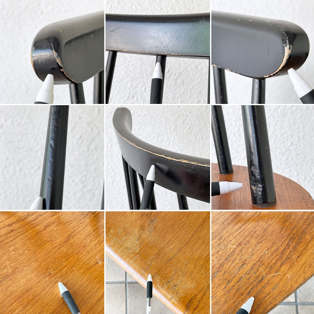 エズビーヴァーケン Edsby Verken ファネットチェア Fanett Chair ダイニングチェア イルマリ・タピオヴァーラ スウェーデン 北欧ビンテージ ◇