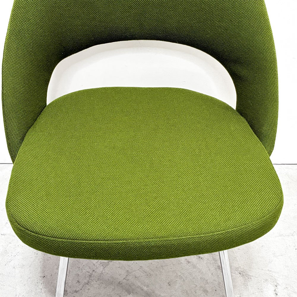 ノル Knoll サーリネンコレクション 72 サイドチェア ダイニングチェア アームレス メタルベース 座面張替え済み 参考定価￥287,100- ●