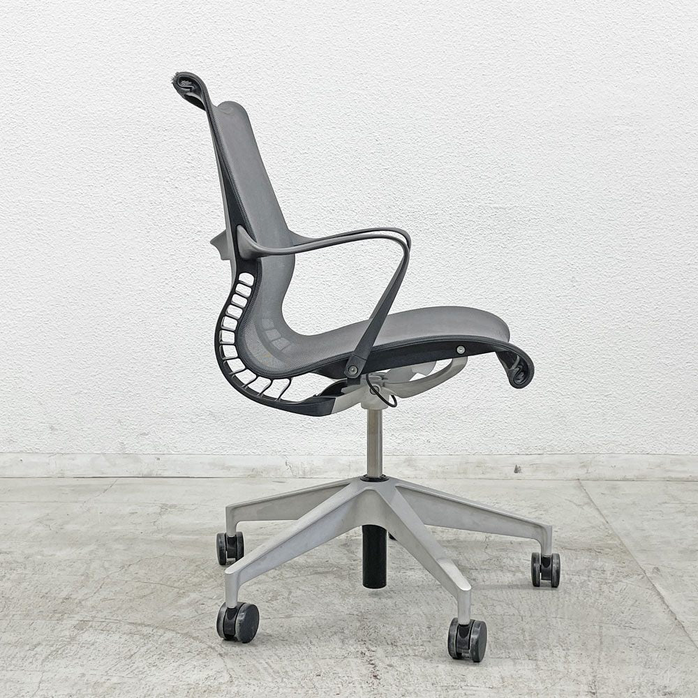 ハーマンミラー Herman Miller セトゥー Setu チェア マルチパーパスチェア オフィスチェア リボンアーム 5本脚 キャスター付き スタジオ7.5 昇降機能付 定価130,900円 〓