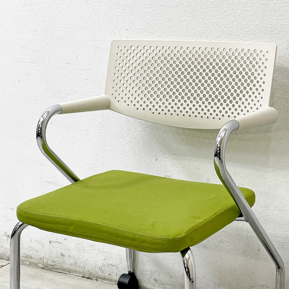 ヴィトラ vitra ビザロール Visaroll デスクチェア ミーティングチェア キャスターベース スタッキング アントニオ・チッテリオ ●