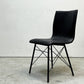 クラッシュゲート CRASH GATE ノットアンティークス Knot antiques CROSSⅢ CHAIR クロスⅢチェア ダイニングチェア RL-27 PVCレザー ブラック 展示品 ●