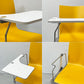 エンゲルブレヒト Engelbrechts チャリック CHAIRIK 101 スタッキングチェア 174 専用テーブル付き イエロー×ホワイト バーチ材 エリック・マグヌッセン 北欧家具 ●