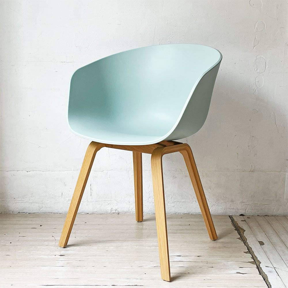 ヘイ HAY アバウト ア チェア ABOUT A CHAIR AAC22 アームチェア ダイニングチェア ダスティミント ヒー・ウェリング 北欧家具 ￥59,400- A ★