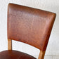 トラックファニチャー TRUCK FURNITURE エスアールチェア SR CHAIR ダイニングチェア ナラ無垢材 本革 ビンテージスタイル A ◇