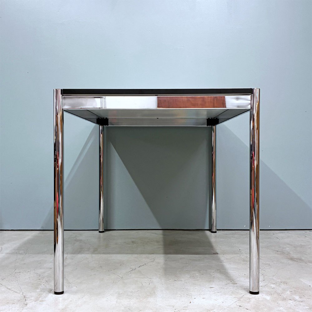 USMハラー USM Haller モジュラーファニチャー ハラーテーブル デスク W125 x D75 x H74cm パールグレーラミネート (ホワイト) モダンデザイン ◎