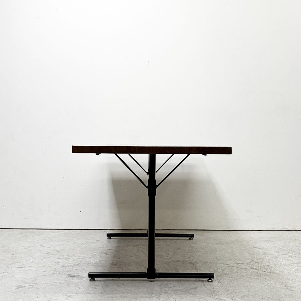 クラッシュゲート CRASH GATE ノットアンティークス Knot antiques サング SANG LDテーブル W140cm オーク材 アジャスター付 インダストリアルデザイン ●