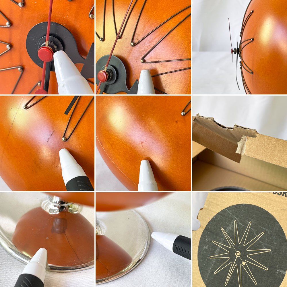 ヴィトラ vitra ピルクロック PILL Clock 置時計 卓上時計 ミッドセンチュリー ジョージネルソン George Nelson 廃番 希少 ◇