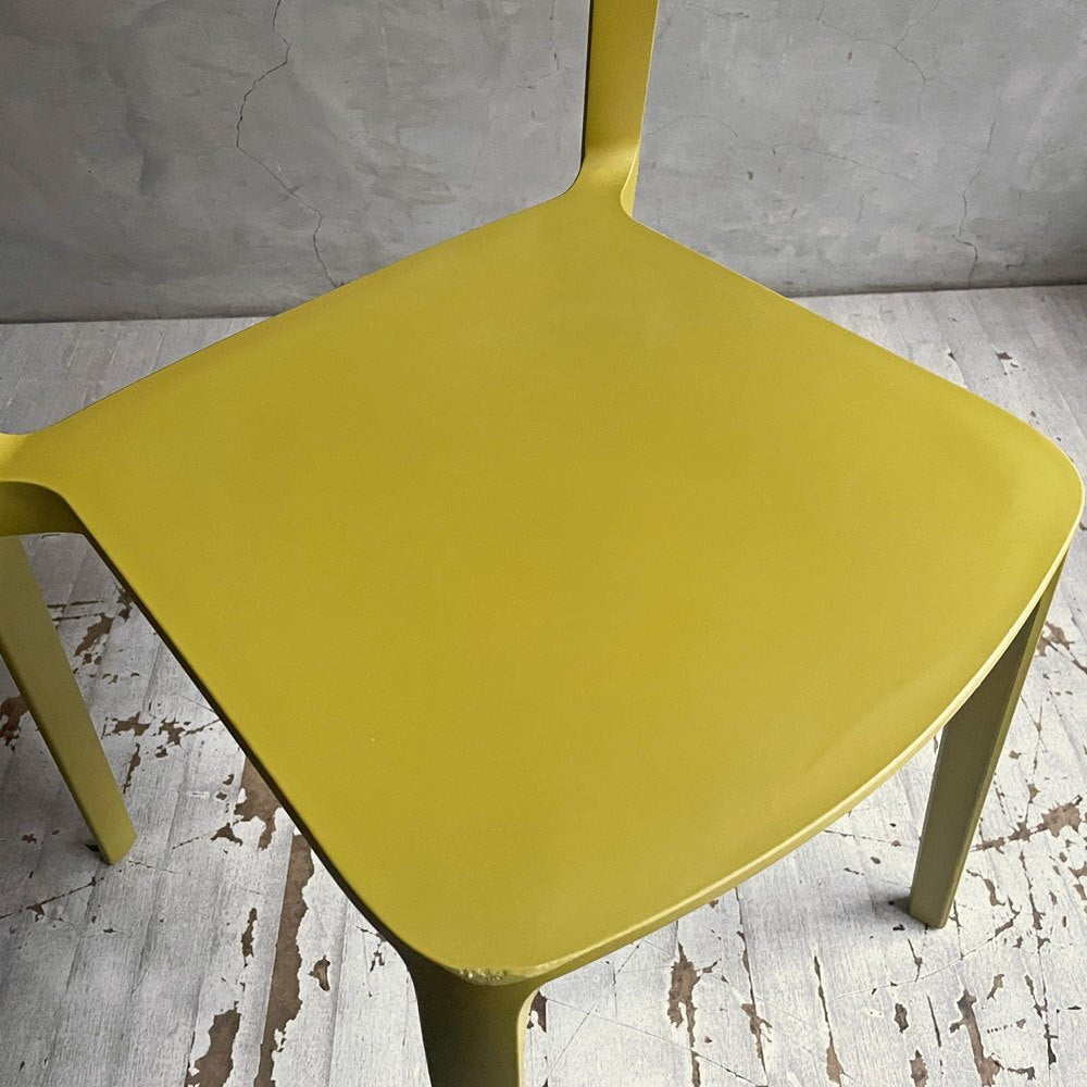 カリガリス Calligaris スキン SKIN ダイニングチェア スタッキング マットマスタードイエロー 廃番カラー 参考定価¥21,670- B ♪