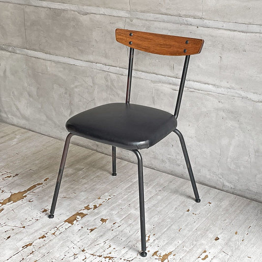 アクメファニチャー ACME Furniture グランビュー GRANDVIEW ダイニングチェア オーク材 PVCレザー ブラック 廃番モデル ♪