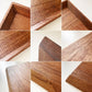 富井貴志 Takashi Tomii バケット皿 長角盆 トレイ 40×12cm ウォールナット材 木工 現代作家 Style-Hug Gallery オリジナル ◎