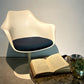 ノル ノール Knoll サーリネンコレクション チューリップチェア アームチェア ダイニングチェア ビンテージ ホワイト 座面クッション交換済み エーロ・サーリネン 参考定価￥520,300- ●
