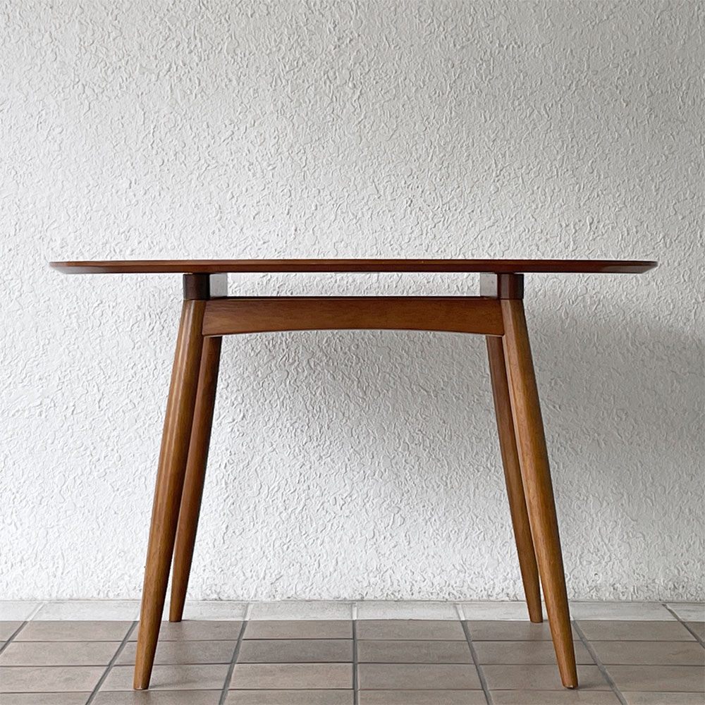 カリモク60+ ロクマルプラス Dテーブル ダイニングテーブル W100cm メラミン天板 デコラトップ ミッドセンチュリーデザイン ◇