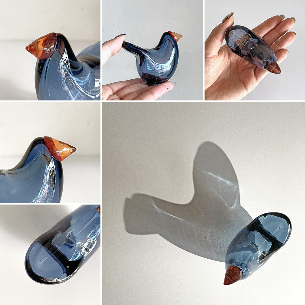 イッタラ iittala バーズ・バイ・トイッカ Birds by Toikka シエッポ Sieppo イッタラバード レイン×レッド フィギュリン オイバ・トイッカ Oiva Toikka 北欧雑貨 箱付き 定価￥41,800- ■