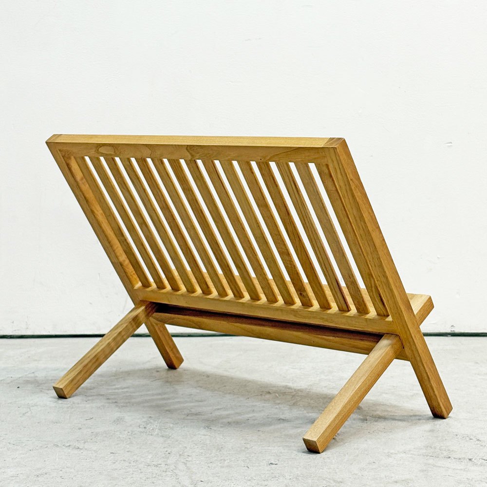 QUIET SPACE TOOL & FURNITURE アニー Annie マガジンラック ディスプレイラック クリ材 ナチュラル 国産家具 定価￥30,800- ●