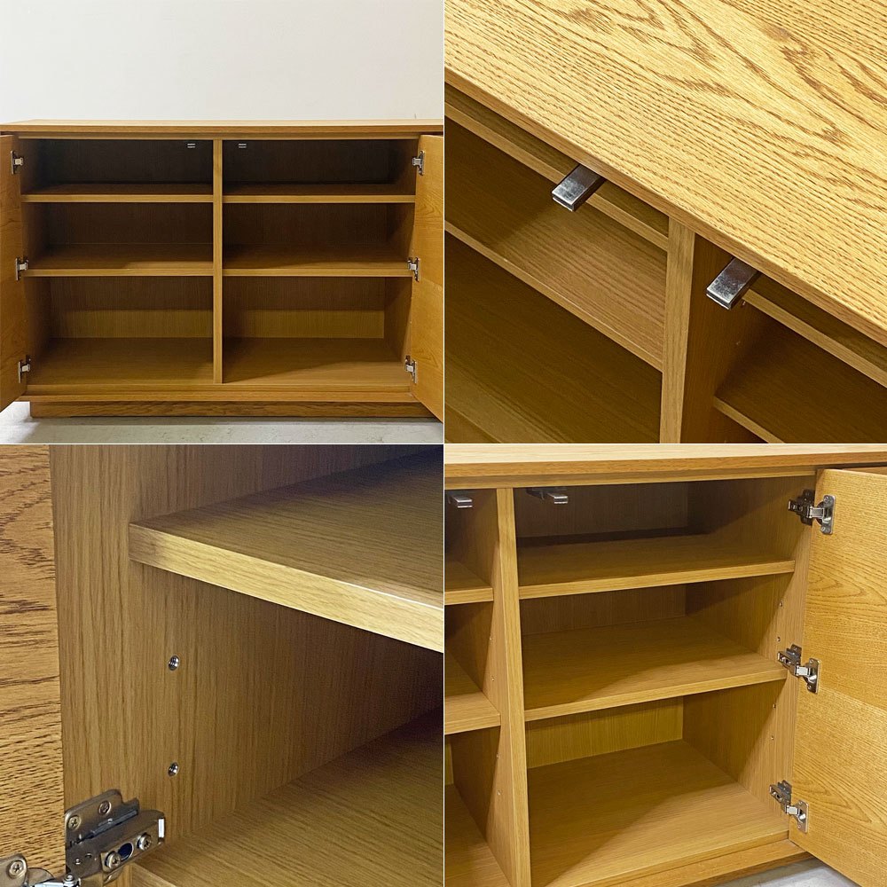 広松木工 hiromatsu ベラクレッパ VERA CREPA オーク材 チェスト & ドア 150cm 2ドア 4ドロワー プッシュオープン ●