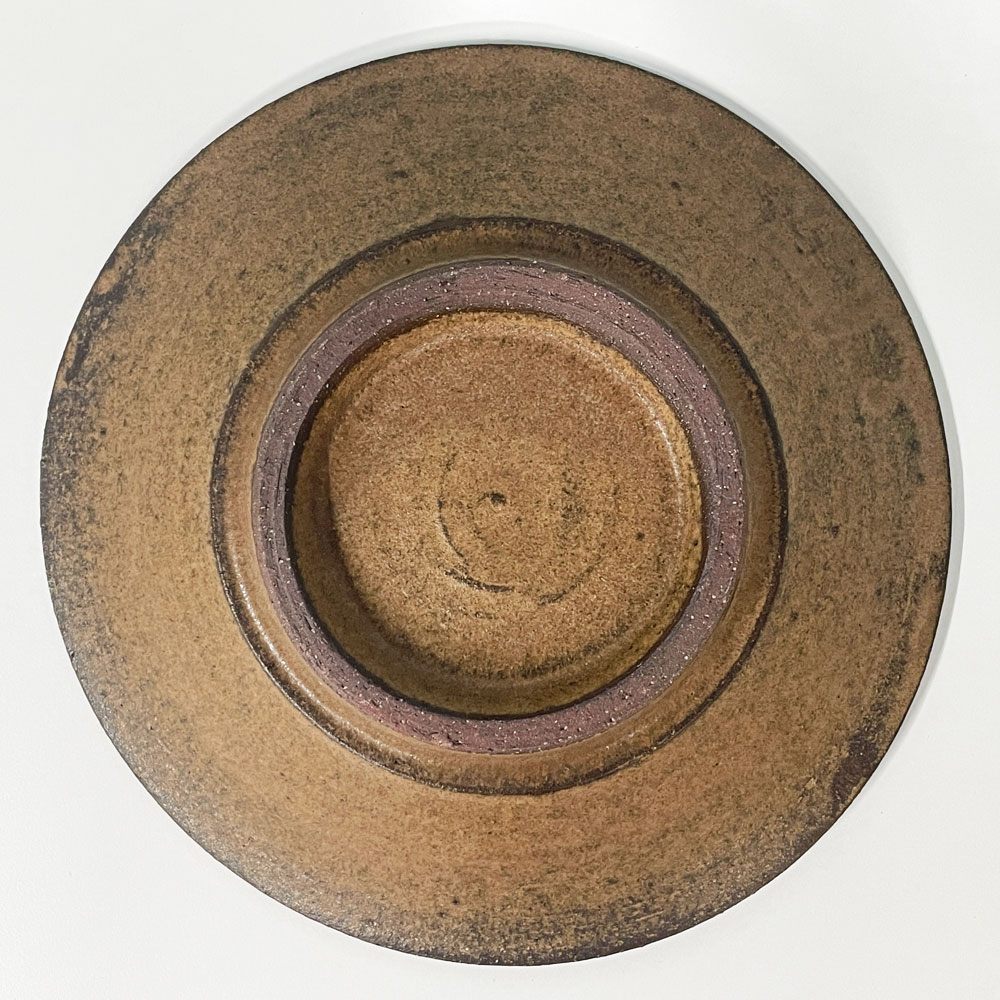 小澤基晴 ぐるぐる 8寸鉢 23.5cm 現代作家 陶器 盛鉢 鎬鉢 土器 陶器 和食器 ◎