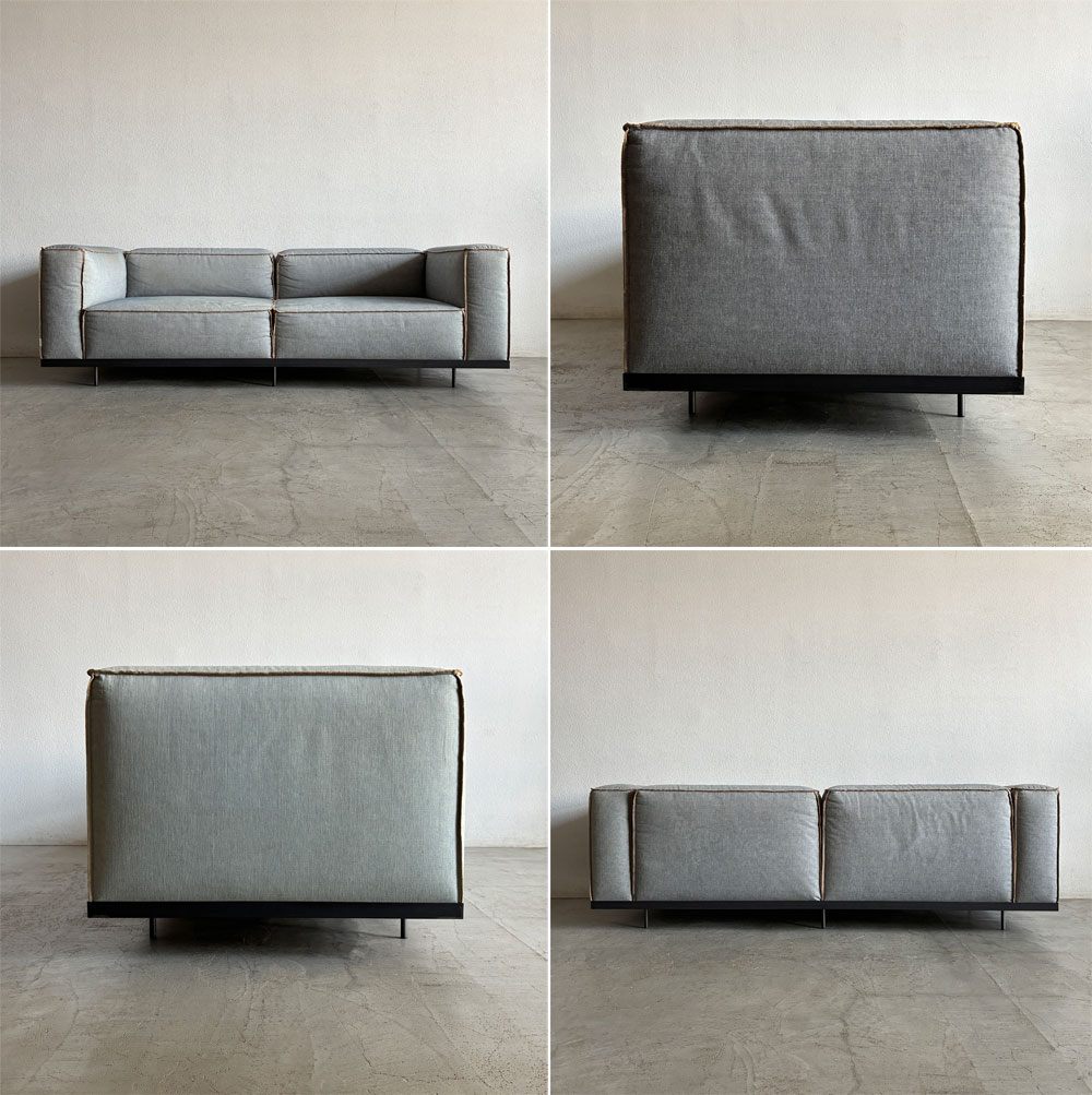 コンプレックスユニバーサルファニチャーサプライ COMPLEX UNIVERSAL FURNITURE SUPPLY ヒース トゥー シート Heath Two Seat 3p ソファ 参考価格 約101万円の品 〓