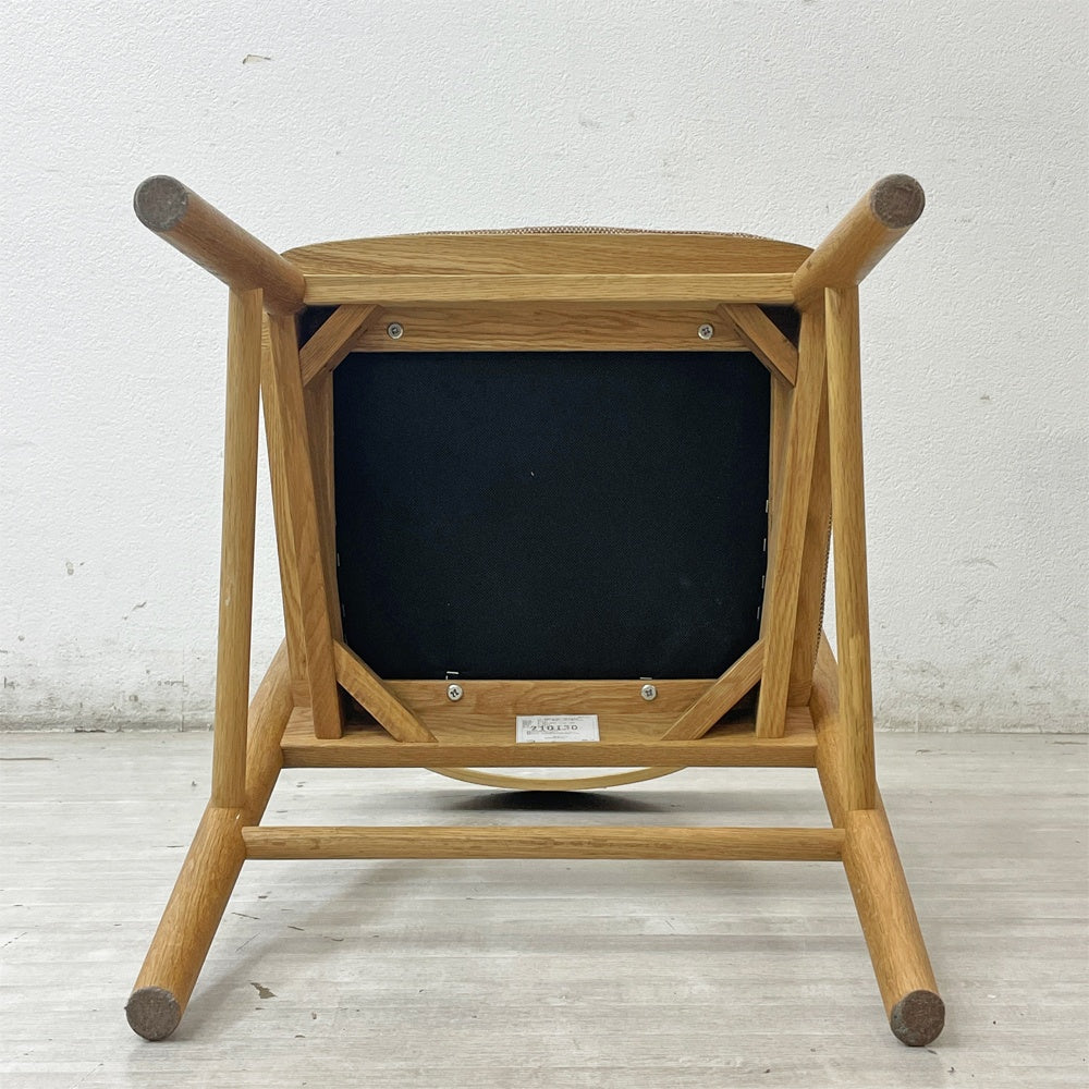 ウニコ unico ソルク SOLK ダイニングチェア オーク材 カバーリング ナチュラル 北欧スタイル 定価\25,300- A ●