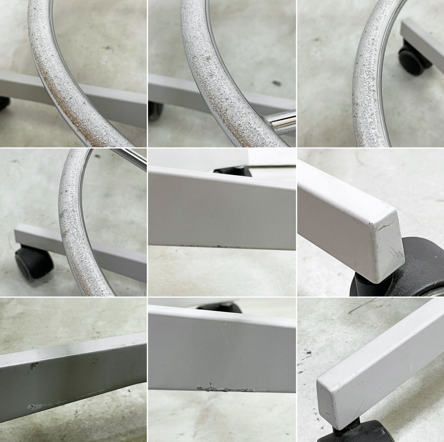 ヴィトラ Vitra ゼロフォー カウンター 04 Counter オフィスチェア ハイチェア カウンターチェア グリーン アーム リバースブレーキキャスター マールテン・ヴァン・セーヴェレン 廃番カラー ●