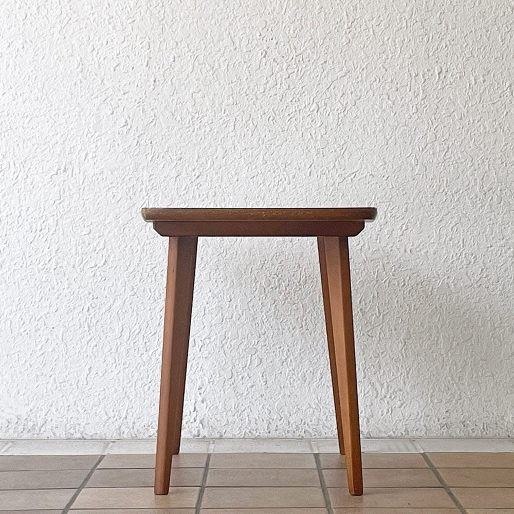 カリモク Karimoku デコラトップ サイドテーブル ローテーブル リビングテーブル W58cm ジャパンビンテージ レトロ ミッドセンチュリー オールドカリモク ◇