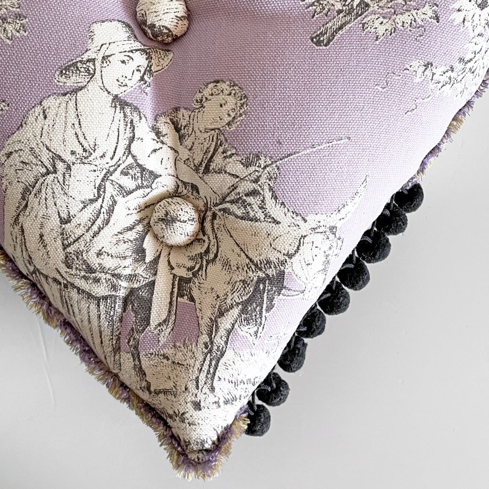 マウントハリ Mt.Hari ハート クッション 刺繍 H.P.DECO エイチピーデコシボネ cibone ATLIER取り扱い ■