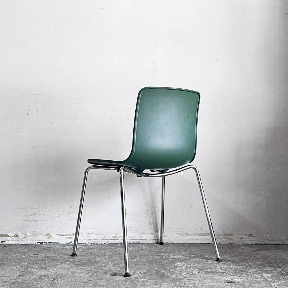 ヴィトラ vitra ハルチューブ HAL Tube サイドチェア ダイニングチェア スタッキング グリーン ジャスパー・モリソン A ■