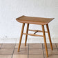 シキファニチア SIKI FURNITURE スツールテーブル STOOL TABLE 2 オーク無垢材 サイドテーブル W45cm 板座 国産家具 ◇